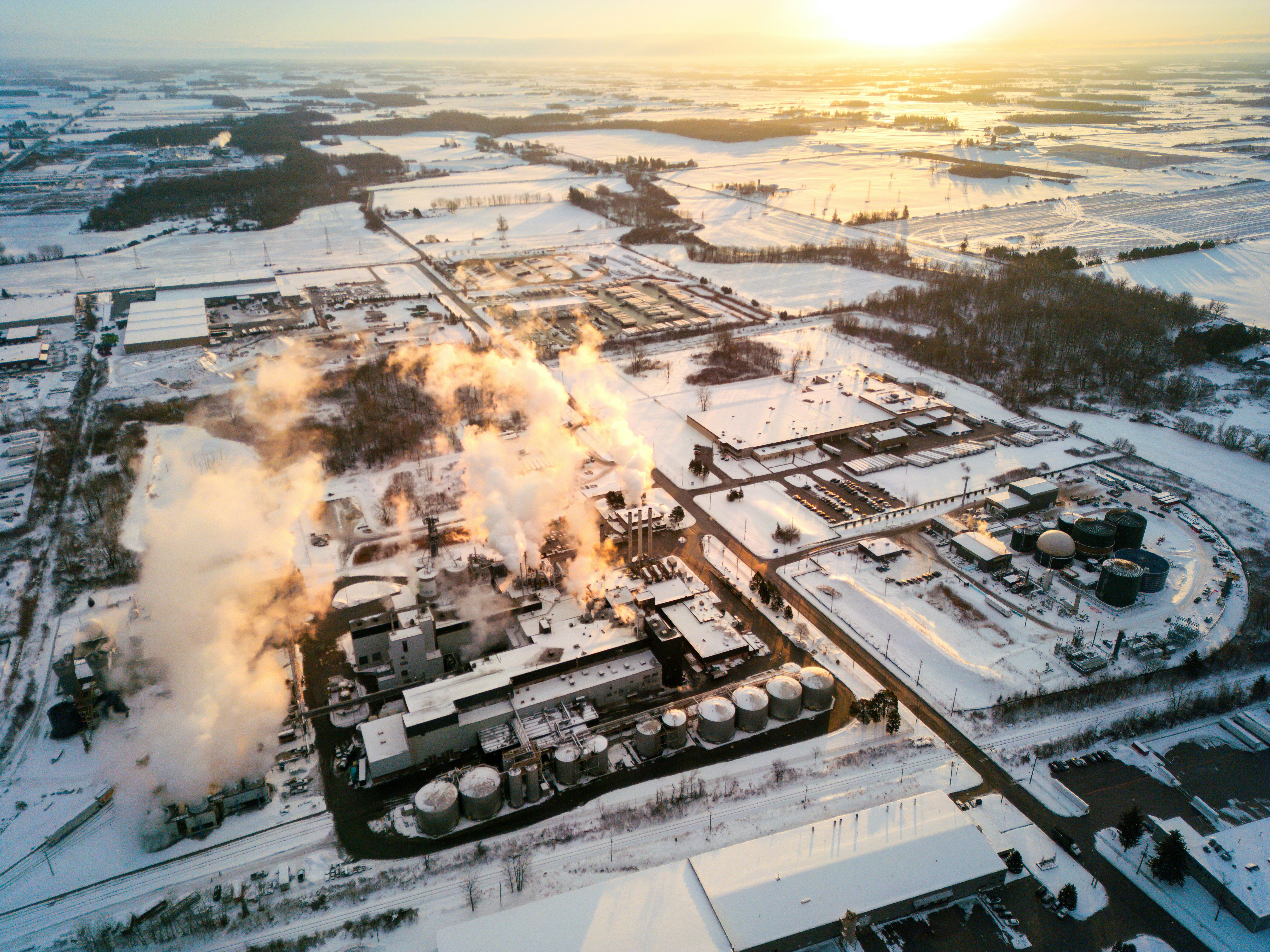 Industrial logistics site